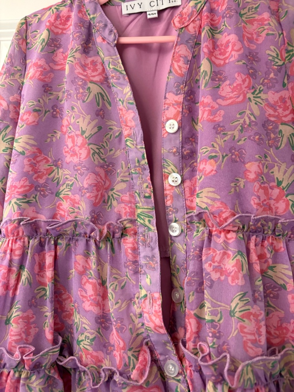 Girls Ivy City Lydia Dress - Picture 3 of 4